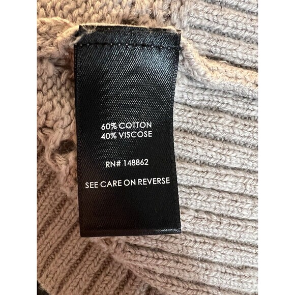 Torrid Taupe Pointelle Button Front Boyfriend Cardigan Sz 3 - Picture 10 of 11